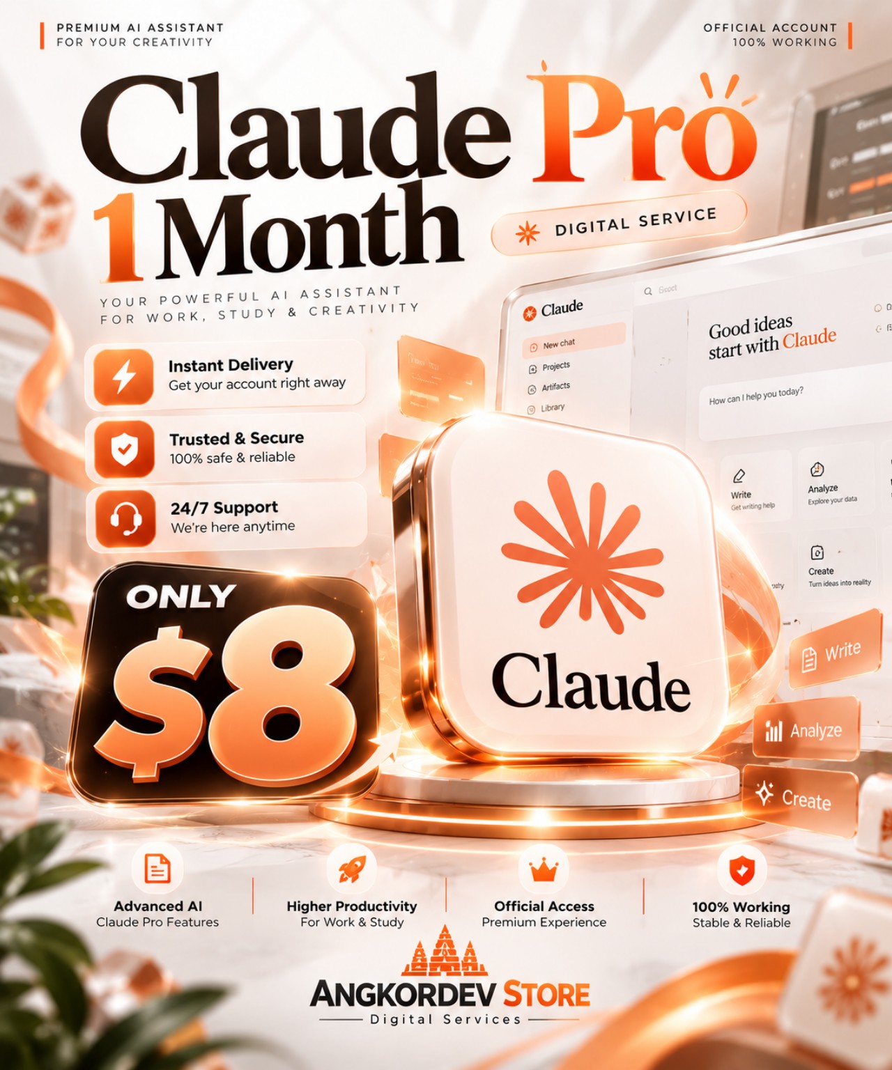 Claude Pro (1 Month)