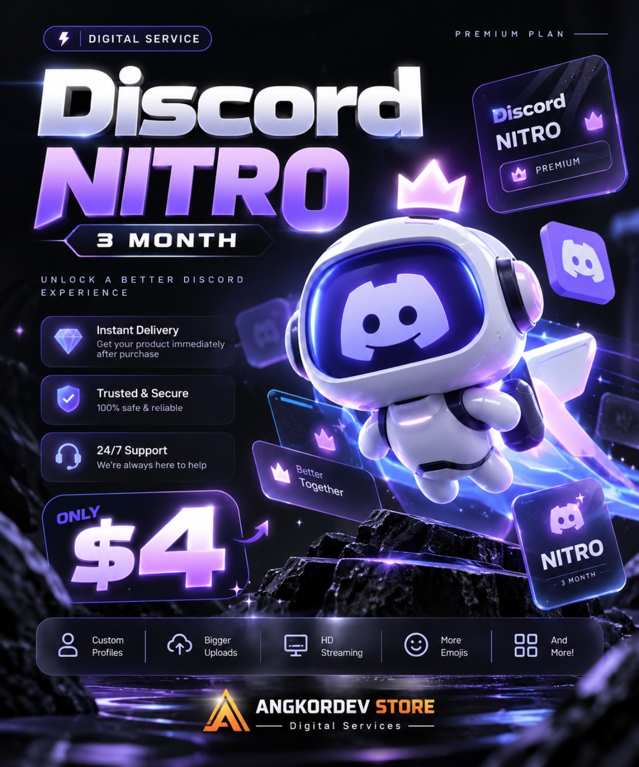 Discord Nitro (3 Months)